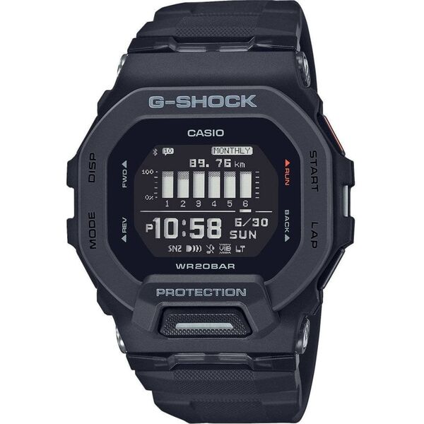 Zegarek G-SHOCK Zegarek Casio G-Shock G-SQUAD GBD-200-1ER z krokomierzem