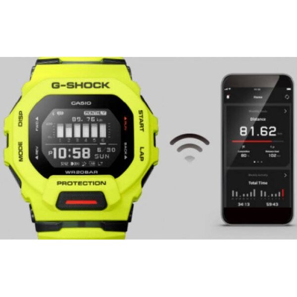 Zegarek G-SHOCK Zegarek Casio G-Shock G-SQUAD GBD-200-1ER z krokomierzem