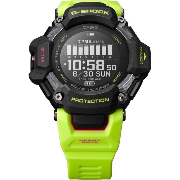 Zegarek G-SHOCK Zegarek Casio G-Shock G-SQUAD GBD-H2000-1A9ER GPS Tętno Kroki