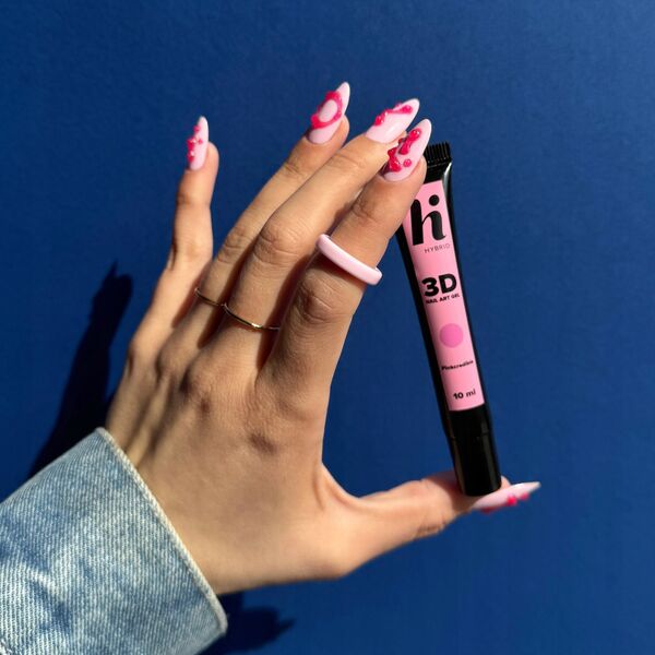 HI HYBRID Nail Art Gel για διακόσμηση 3D Grapeful 10 ml