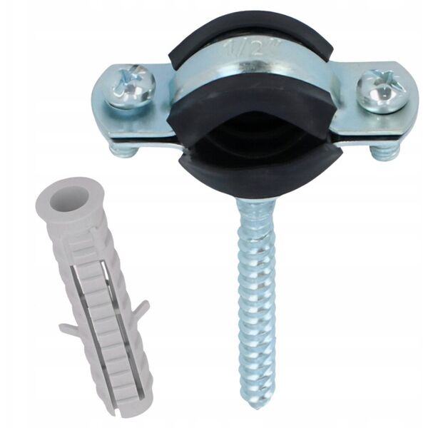 Μονή σφιγκτήρας HOBBY HUPG με επένδυση 1/2” (20-24) KPL M8
