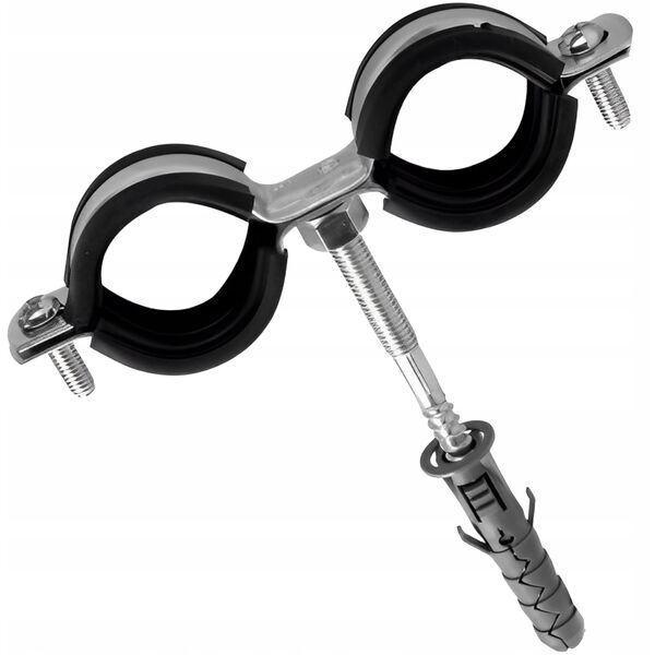 Διπλός σφιγκτήρας UDG με επένδυση 3/8 (15-18mm) KPL M8 γαλβανισμένο