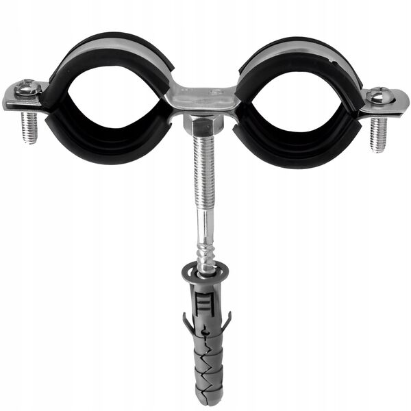Διπλός σφιγκτήρας UDG με επένδυση 3/8 (15-18mm) KPL M8 γαλβανισμένο