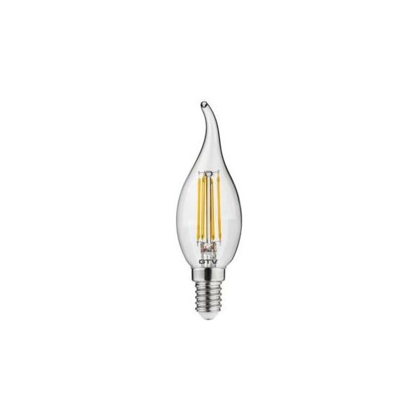 GTV Żarówka LED Filament C35L E14 4W 230V (LD-C35FL4-30L)