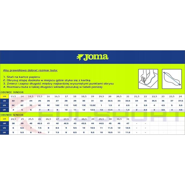 Joma Master 1000 Ανδρικά 2501 TM100W2501C Μαύρα 45
