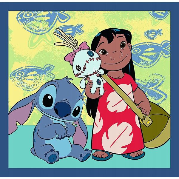 Παζλ 3 σε 1 Χρόνος με τον Stitch /Disney 34896