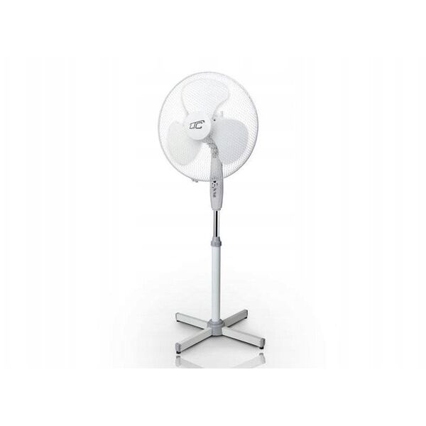 PS Wentylator stojący LTC  16" 50W 3tryby sterowany pilotem, biały HQ
