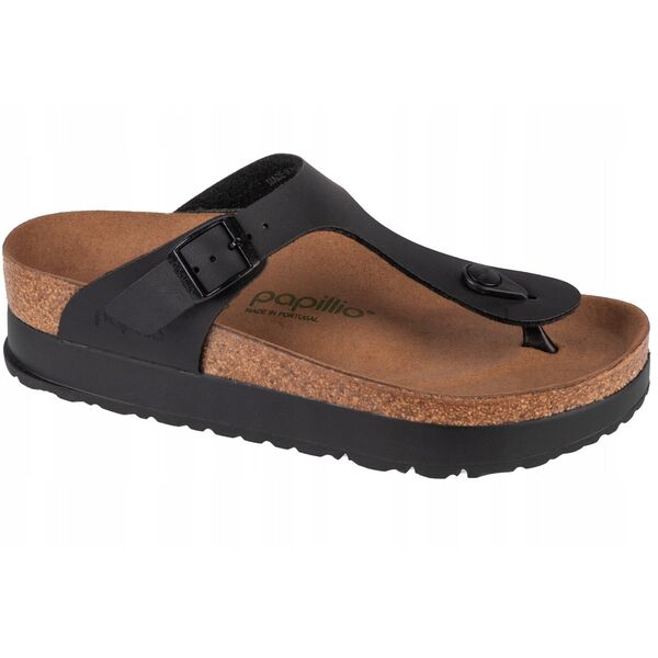 Birkenstock Papillio Gizeh Platform Vegan 1027367 Μαύρο 41