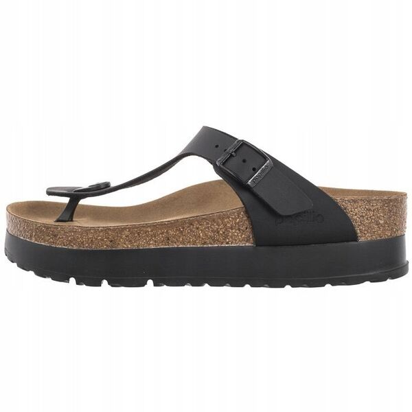 Birkenstock Papillio Gizeh Platform Vegan 1027367 Μαύρο 38