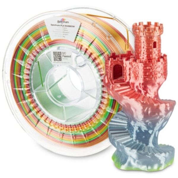 Spectrum 3D νήμα, PLA Silk Rainbow, 1,75mm, 1000g, 81016, fusion