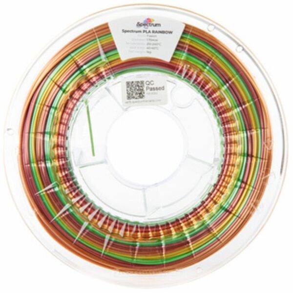 Spectrum 3D νήμα, PLA Silk Rainbow, 1,75mm, 1000g, 81016, fusion