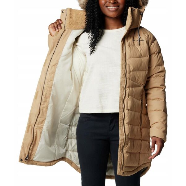 Columbia Belle Isle II Mid Down Jacket 2085153262 Beżowe L