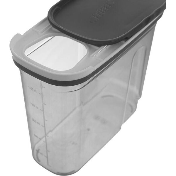 Orion Pojemnik kuchenny na produkty sypkie płatki kasze makaron mąkę cukier z dozownikiem miarką 1,8 l