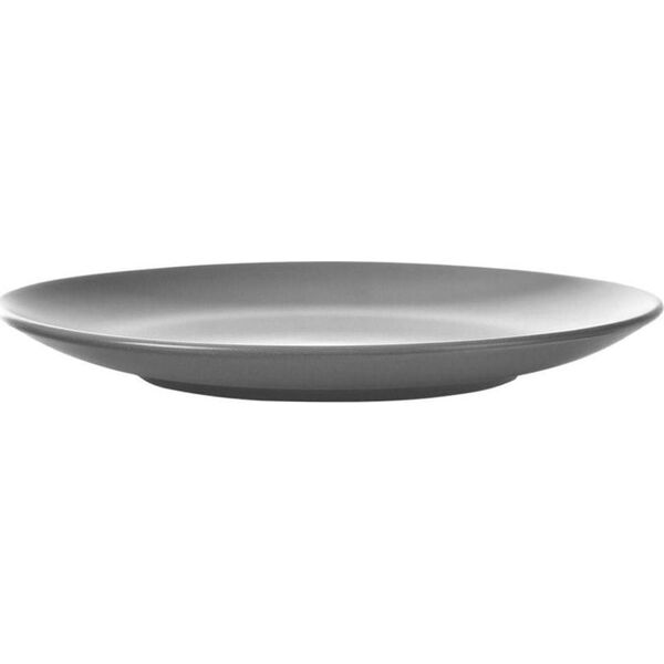 Orion Talerz deserowy płaski płytki ceramiczny talerzyk na desery szary ALFA 21,5 cm