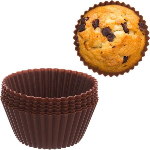 Orion Forma foremka SILIKONOWA na muffinki do pieczenia muffinek babeczek 6 sztuk