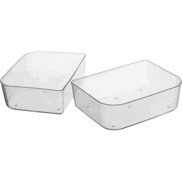 Orion Pojemnik na żywność dzielony z uszczelką szczelny z przegródkami 2 wkłady lunchbox 1 l