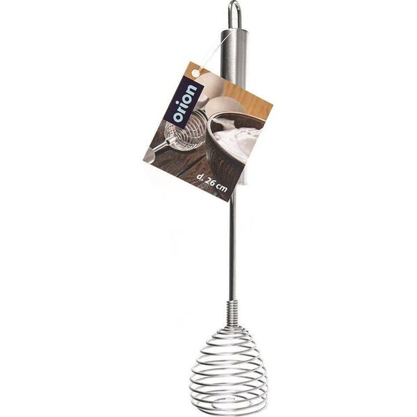 Orion Trzepaczka ubijaczka do piany jaj spiralna kuchenna stalowa 26 cm