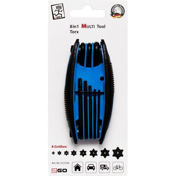 2GO MULTI Εργαλείο 2 Σετ κλειδιών Torx 8 τεμαχίων