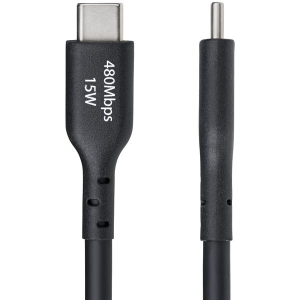 Καλώδιο USB-A σε USB-C 4M Μαύρο/Καλώδιο USB 2.0 Μεταφοράς Δεδομένων