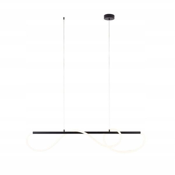 Φωτιστικό κρεμαστό Maxlight Laguna P0512 1x30W LED 3000K 2658 lm μαύρο