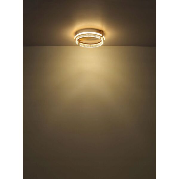 Globo Blondie 67196-36 πλαφονιέρα οροφής 36W LED 2700-6000K 2000 lm χρυσό/διαφανές