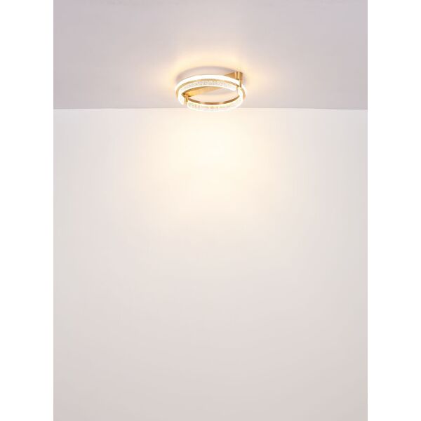 Globo Blondie 67196-36 πλαφονιέρα οροφής 36W LED 2700-6000K 2000 lm χρυσό/διαφανές