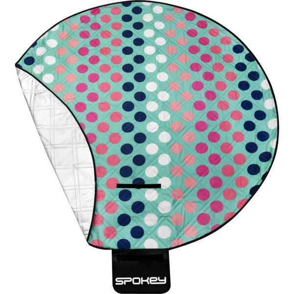 Spokey Koc piknikowy PICNIC DOTS kropki śr. 140 cm