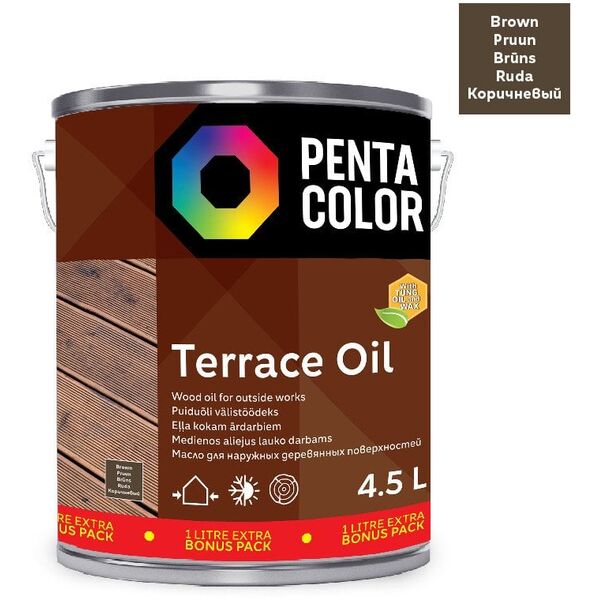 Λάδι για βεράντα Pentacolor με Tung Terrace Oil