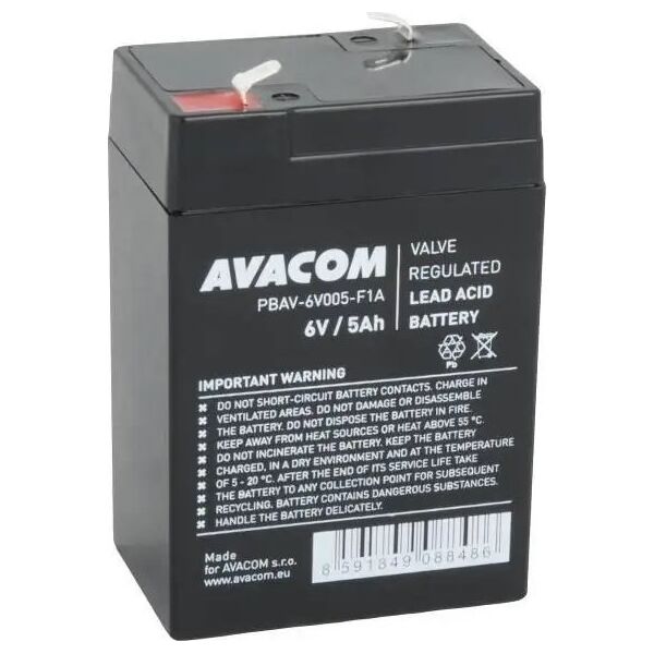 Avacom AVACOM baterie 6V 5Ah F1 (PBAV-6V005-F1A)