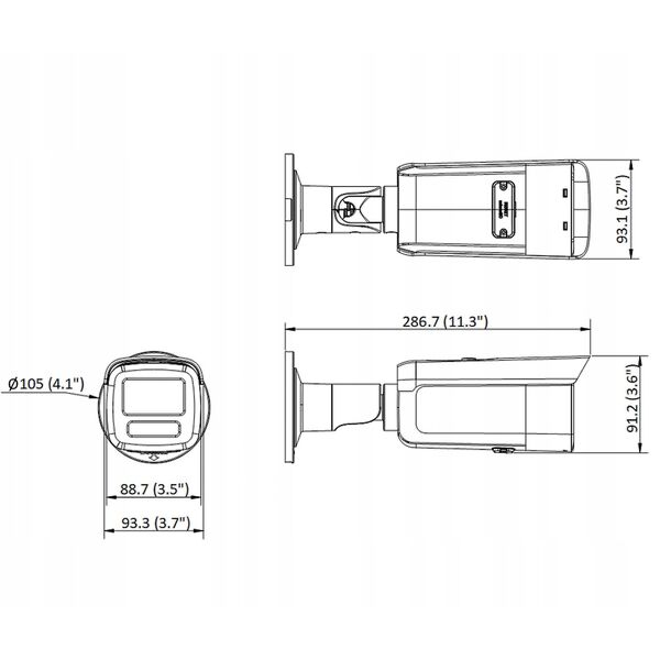 ΚΑΜΕΡΑ IP DS-2CD2T86G2H-2I(2.8MM)(EF)/PL AcuSense - 8&nbsp|Mpx 4K UHD Hikvision