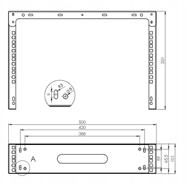 ΒΑΣΗ ΓΙΑ ΣΥΣΚΕΥΕΣ RACK WRH19-2U/4U-330B STALFLEX
