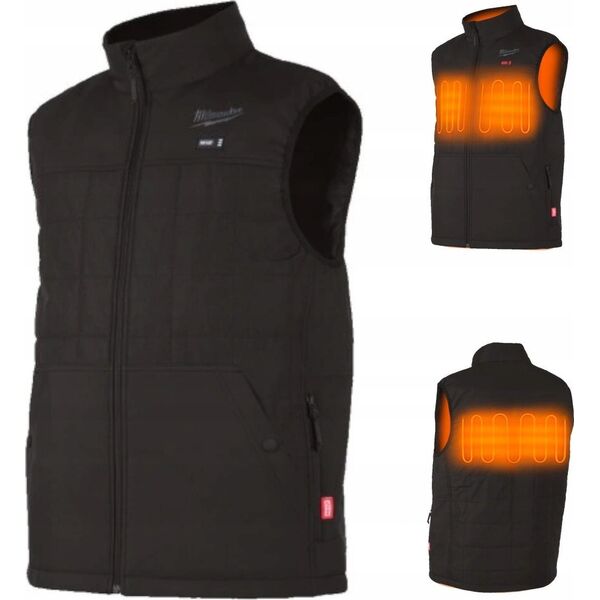 Milwaukee MILWAUKEE.HEATING VEST. M12HPVBL2-0(XL) DOWN