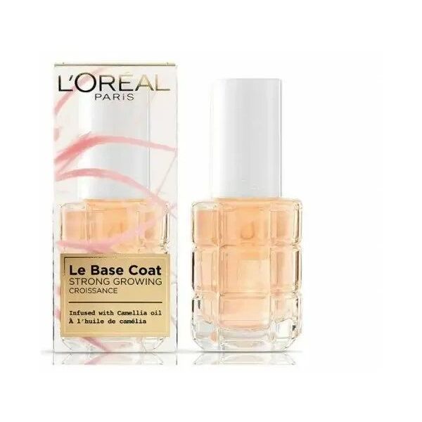 L'Oreal Paris, Le Base Coat, Camellia Oil, Growing, Nail Oil Treatment, 13 ml For Women