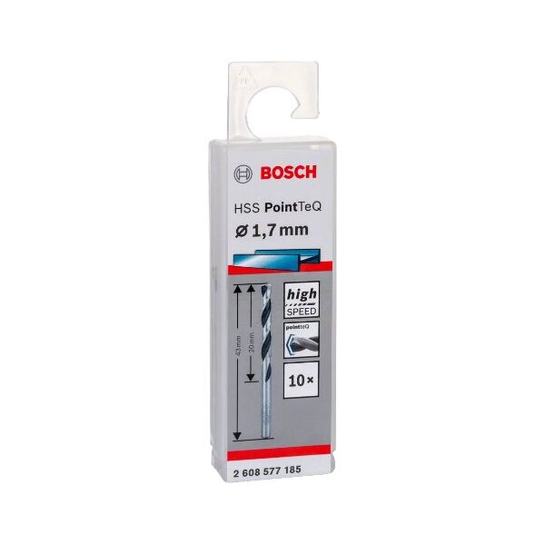 Τρυπάνι HSS POINTTEQ 1.7MM 10 τεμ