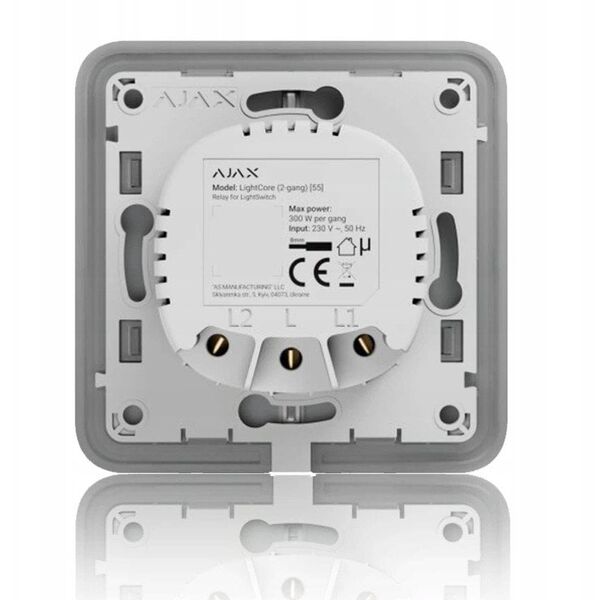 SMART HOME LIGHTCORE 2GANG/45111 AJAX