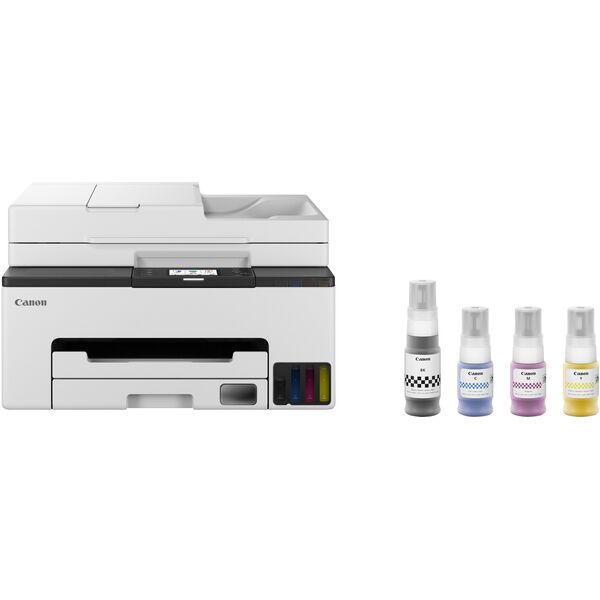 Canon MAXIFY GX2050 EB2 EUR με σημαντικά αυξημένη απόδοση σελίδων, περιλαμβάνει 2 επιπλέον δεξαμενές με μαύρο μελάνι (συνολικά 3 μαύρα μελάνια)