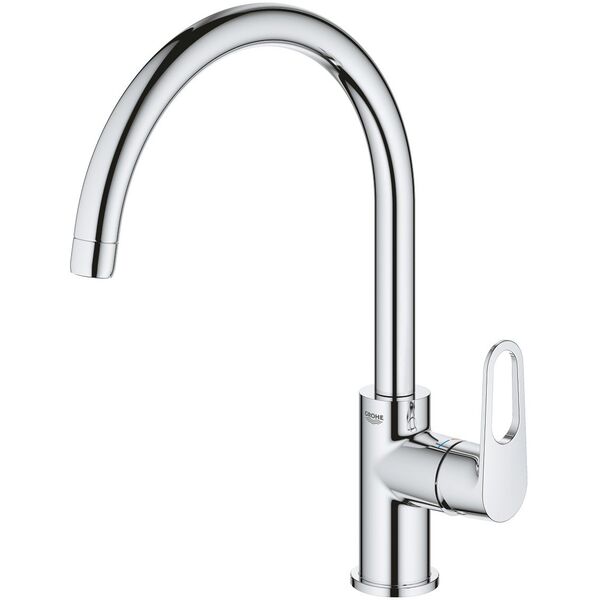 GROHE Μπαταρία νεροχύτη Flow, χρώμιο,