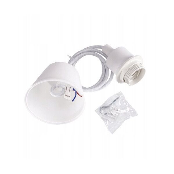 Φωτιστικό κρεμαστό Struhm Inka 03881 1x25W E27 γκρι/λευκό