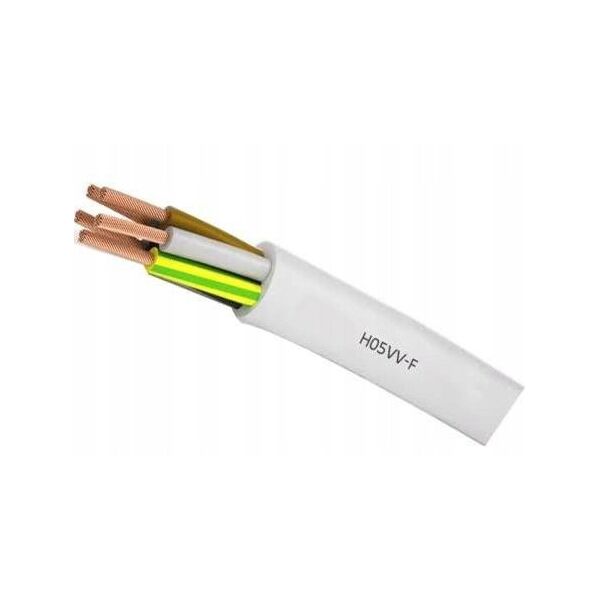 Καλώδιο OWY H05VV-F 5x1,5mm2 300/500V λευκός κύλινδρος 100m