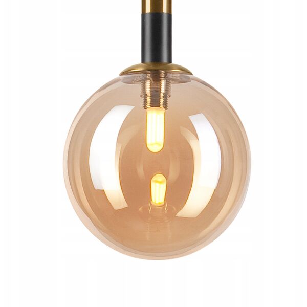 Lamkur Rollo 49342 κρεμαστό φωτιστικό 1x5W G9 χρυσό
