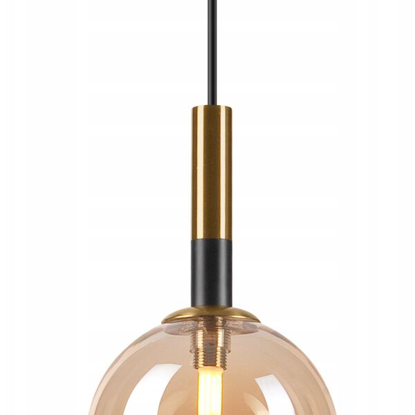 Lamkur Rollo 49342 κρεμαστό φωτιστικό 1x5W G9 χρυσό