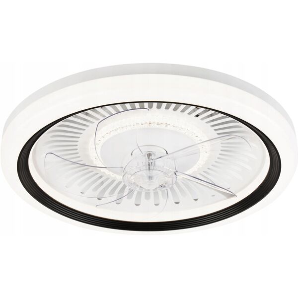 Lamkur Gemma 49908 ανεμιστήρας οροφής φωτιστικό 1x37W LED 3000K 4000 lm λευκό