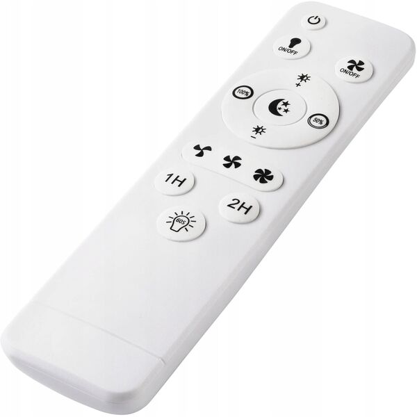 Lamkur Gemma 49908 ανεμιστήρας οροφής φωτιστικό 1x37W LED 3000K 4000 lm λευκό