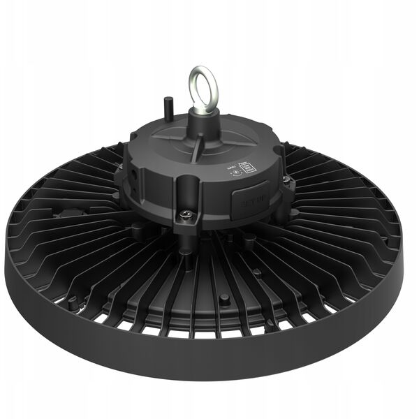 Φωτιστικό High-Bay Slim Light Design UFO LED 150W 4000K 24000LM 90° 1-10 DIM IP66 IK10 μαύρο