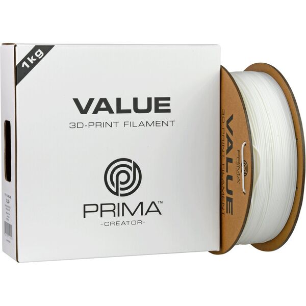 Νήμα PrimaValue PLA+ για 3D εκτυπωτή, 1.75 mm, λευκό