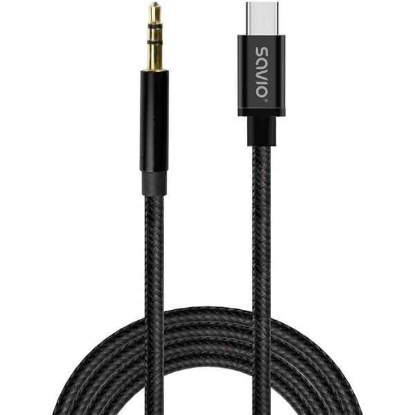 Καλώδιο Savio CL-188 USB-C σε Mini Jack 3.5mm 2m