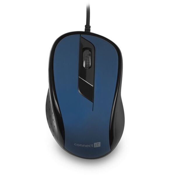 Connect IT CMO-1200-BL myszka Po prawej stronie USB Typu-A Optyczny 1000 DPI
