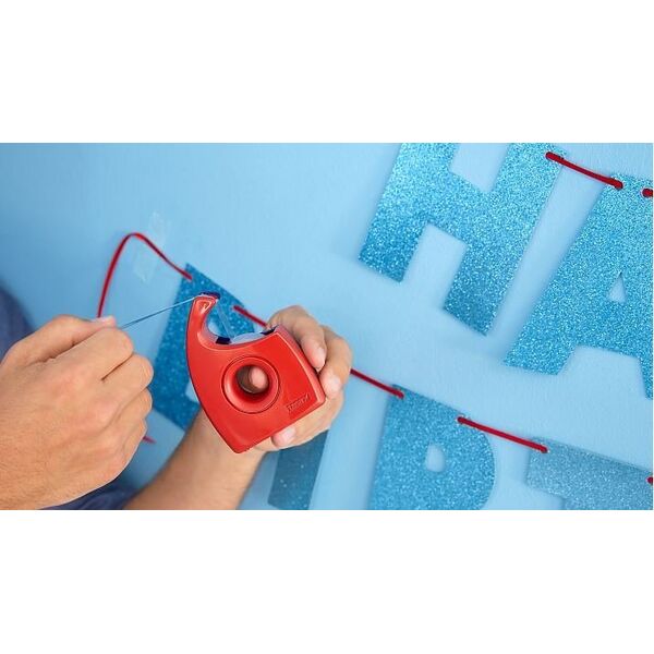 Tesa tesa Easy Cut Handabroller bis 33m 19mm rot-blau, leer