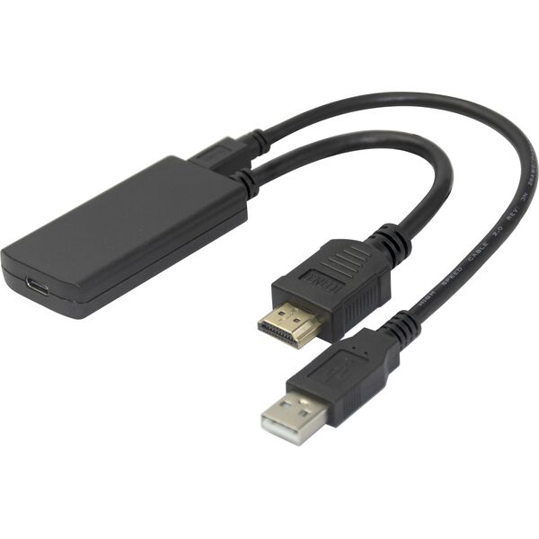 Προσαρμογέας AV Deltaco DisplayPort adapteris DELTACO, HDMI – USB-C Alt.Mode, 4K/60Hz / 1902012