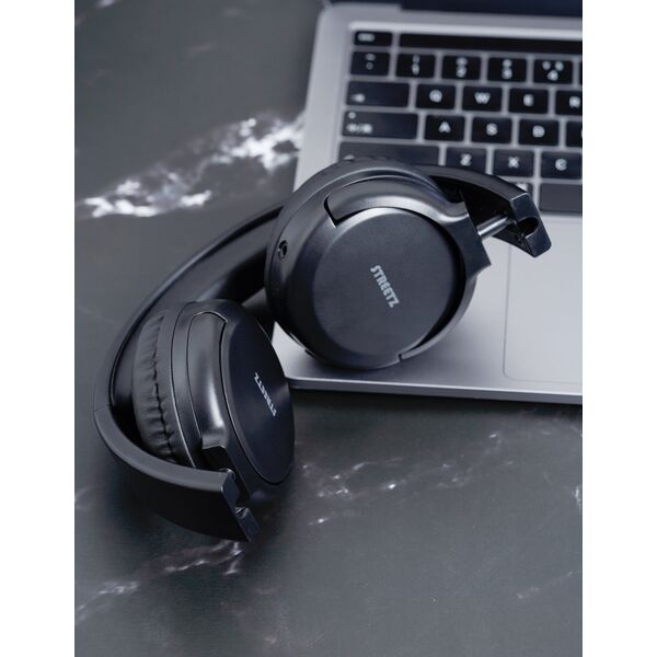 Ακουστικά Streetz BT210 Bluetooth STREETZ, με μικρόφωνο, αναδιπλούμενα, μαύρα / BT210-BLK / 6612085